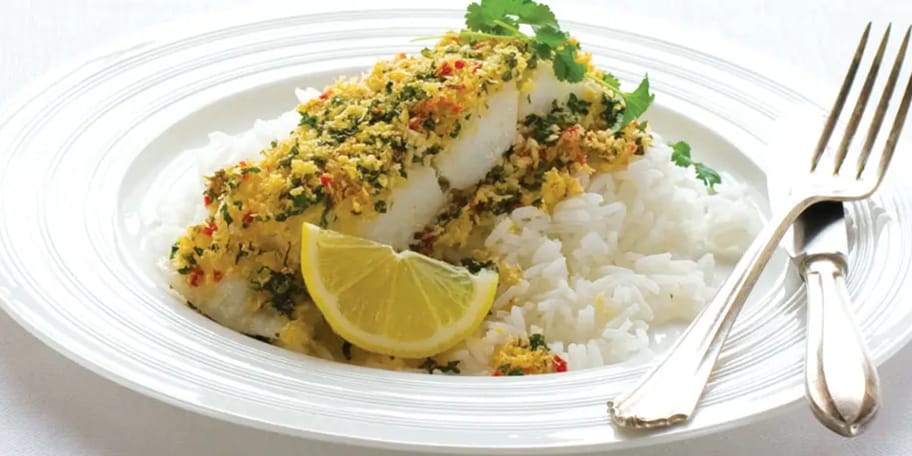 Ryba v koriandrové krustičce