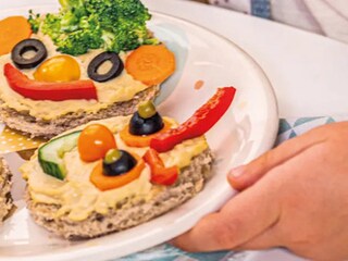 Veselé chlebíčky ke svačině