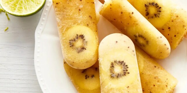 Ananasové nanuky s kiwi