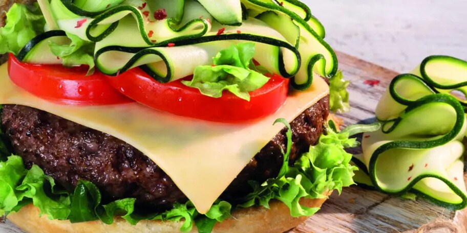 Šťavnatý bio burger