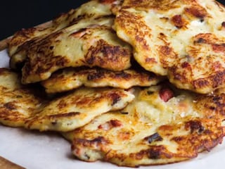 Bramboráky se slaninou