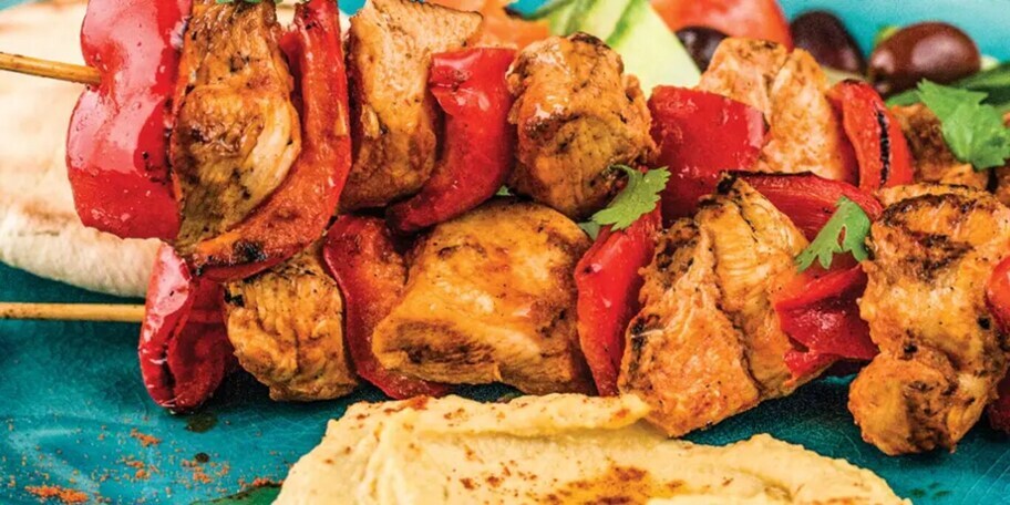 Shish kebab - orientální kuřecí špízy