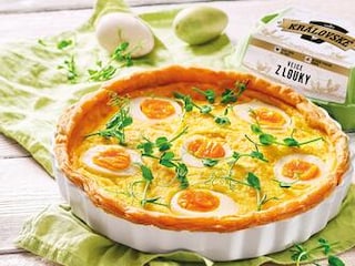 Jarní koláč s královskými vejci