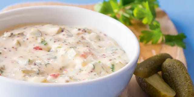 Domácí ostrá tatarská omáčka