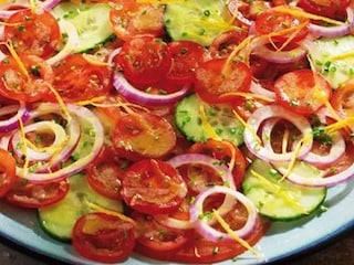 Letní zeleninové carpaccio