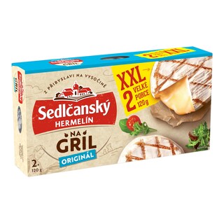 Sedlčanský Hermelín na gril originál XXL