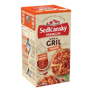 Sedlčanský Hermelín na gril, s pikantním kořením