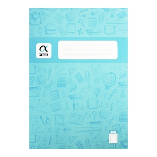 Alpha Premium Sešit 460, A4, čistý, 60 listů