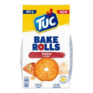 Tuc Bake Rolls pizza