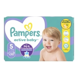 Pampers Active Baby pleny velikost 5