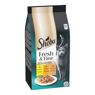 Sheba Kapsička Fresh&Fine mix kuře, krůta, kachna