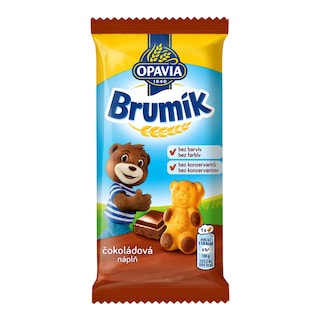 Opavia Brumík s náplní čokoládovou