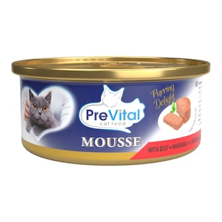 PreVital Konzerva pro kočky hovězí