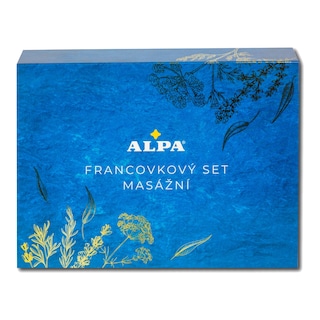 Alpa Francovkový set vánoční kazeta