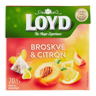 Loyd Ovocný čaj broskev & citrón