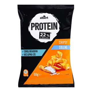 Albert Proteinové chipsy solené