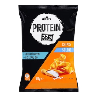 Albert Proteinové chipsy solené
