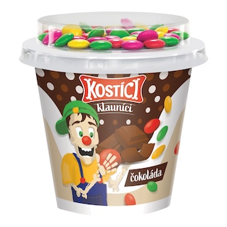 Kostíci Klauníci jogurt čokoládový