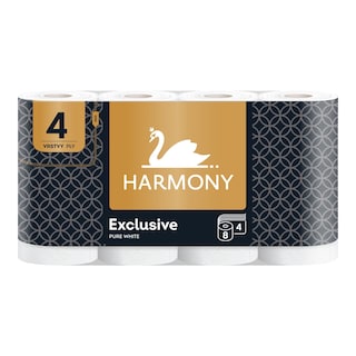 Harmony Exclusive Pure White toaletní papír