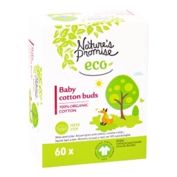 Nature's promise Eco vatové tyčinky baby