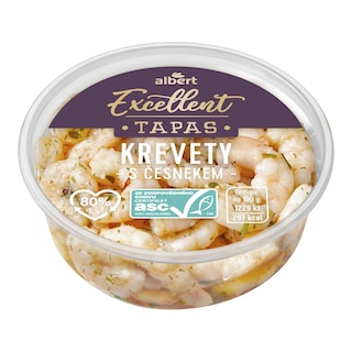 Albert Excellent Tapas Krevety s česnekem