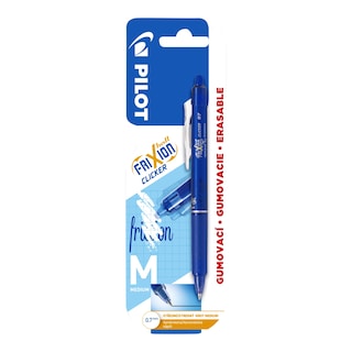 Pilot FriXion Clicker M Gumovací pero modré
