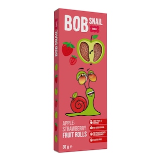 Šnek Bob Jablečno jahodové rolky