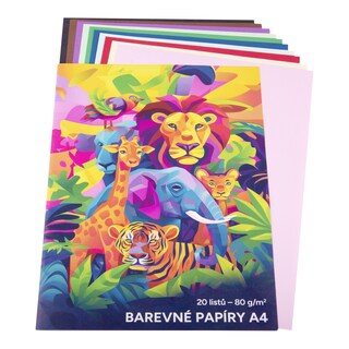 Barevné papíry A4