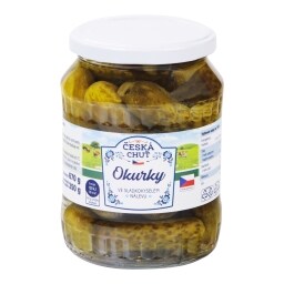 Česká chuť Okurky 6-9cm ve sladkokyselém nálevu