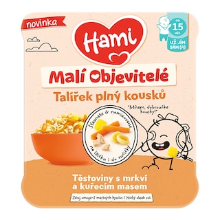 Hami Malí objevitelé Těstoviny mrkev s kuřetem