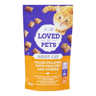 Albert Plněné kapsičky pro kočky - drůbež a sýr