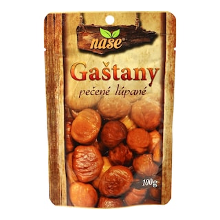 Kaštany pečené loupané