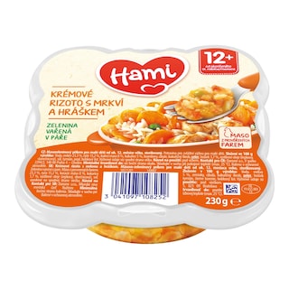 Hami Krémové rizoto s mrkví a hráškem