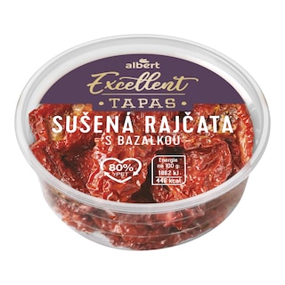 Albert Excellent Tapas Sušená rajčata s bazalkou