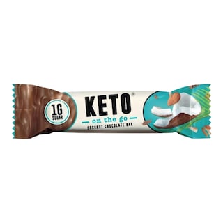 KETO Čokoládová tyčinka kokosová