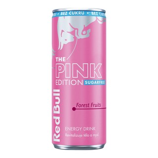 Red Bull Pink Sugarfree s příchutí lesního ovoce