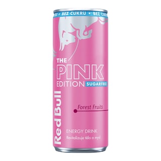 Red Bull Pink Sugarfree s příchutí lesního ovoce
