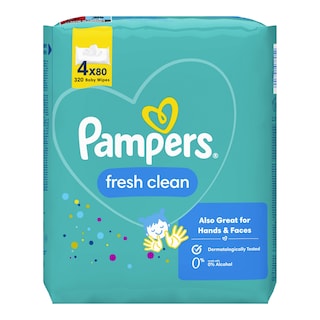 Pampers Fresh Clean Baby Dětské čisticí ubrousky