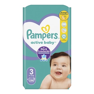 Pampers Active Baby pleny Midi, velikost 3