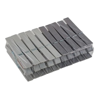 Kolíčky na prádlo plastové šedivé