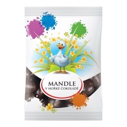 Mandle v hořké čokoládě