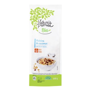 Nature's Promise Bio Müsli rozinky a kokos