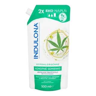 Indulona mýdlo Konopné semínko náhradní náplň