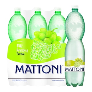 Mattoni Minerální voda perlivá bílý hrozen