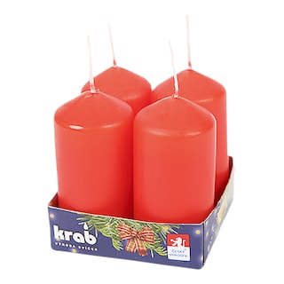 Svíčka válec červená