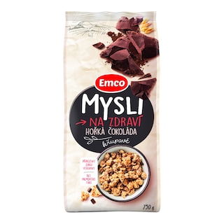 Emco Mysli na zdraví Křupavé hořká čokoláda