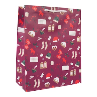 Albi Dárková taška L s vánoční dekorací