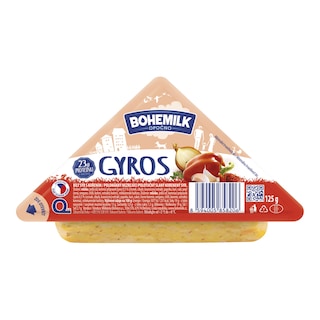 Bohemilk Gyros bílý sýr s kořením