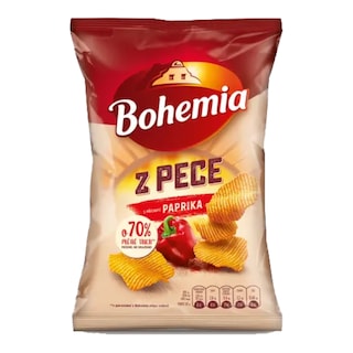 Bohemia chips Z pece paprika