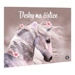 Desky na číslice s dívčím motivem
